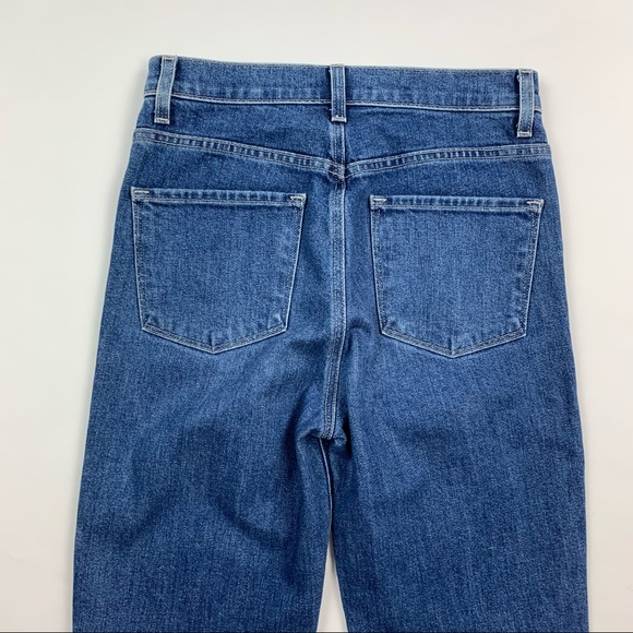 J Brand Jules Rhinestone Tuxedo Stripe Straight Leg Jeans in Urbanite Sz 26 - Picture 12 of 16